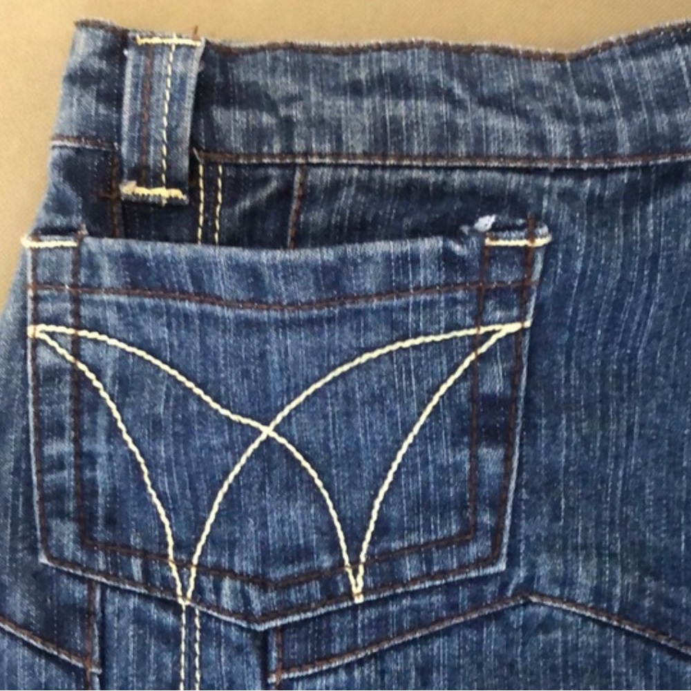 No Fuze Denim Flared Skirt - Picture 5 of 10